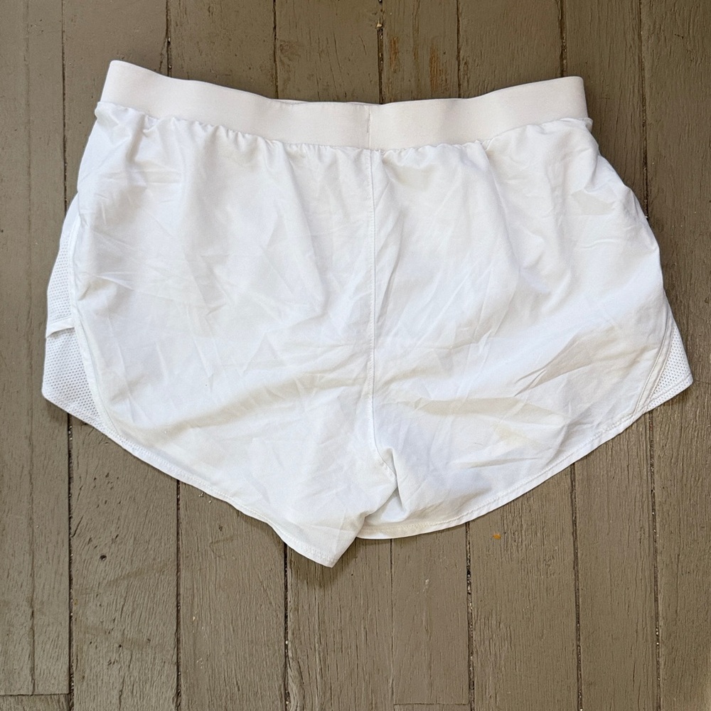 Under Armour Women's Athletic White Shorts (L) - Picture 2 of 4
